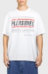 Pleasures Relief Heavyweight Graphic T-shirt In White