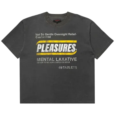 Pre-owned Pleasures Relief Heavyweight Shirt 'faded Black' | Men's Size S