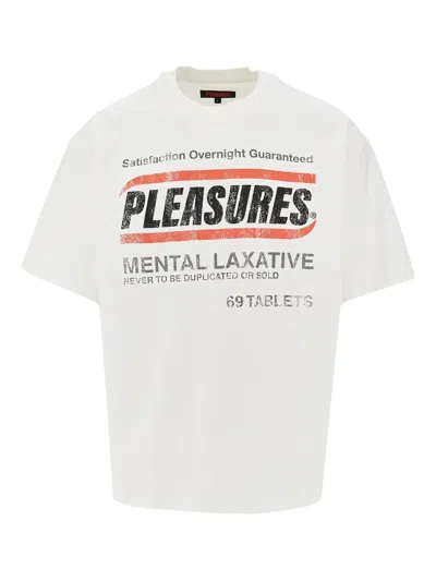 PLEASURES RELIEF TEXT-PRINT T-SHIRT