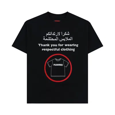 Pre-owned Pleasures Respect Heavyweight Shirt 'black' | Men's Size M