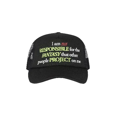 Pre-owned Pleasures Responsible Trucker Hat 'black'