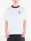 Pleasures Ringer-graphic T-shirt In White