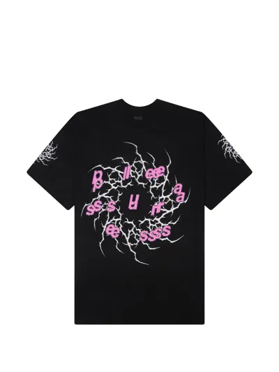 Pleasures Rotation Graphic-print T-shirt In Black