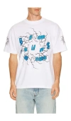 Pleasures Rotation T-shirt In White