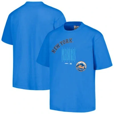 Pleasures Royal New York Mets Repurpose T-shirt In Blue