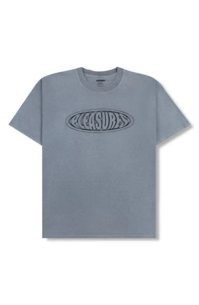 Pleasures Sandblast Logo Graphic T-shirt