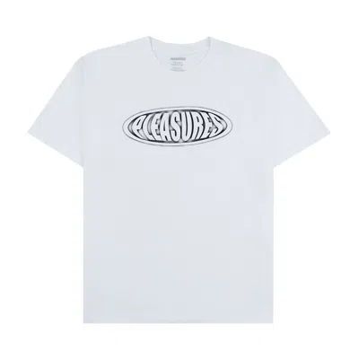 Pre-owned Pleasures Sandblast T-shirt 'white' | Men's Size L