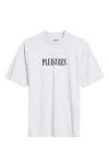 Pleasures Satisfaction Cotton Graphic T-shirt In Grey