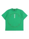 Pleasures Saw Heavyweight Short-sleeve T-shirt In Green