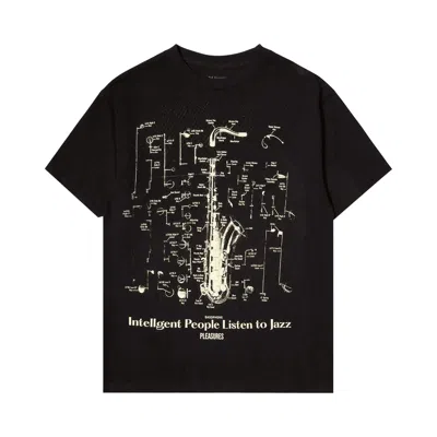 Pre-owned Pleasures Saxophone T-shirt 'black' | Men's Size M