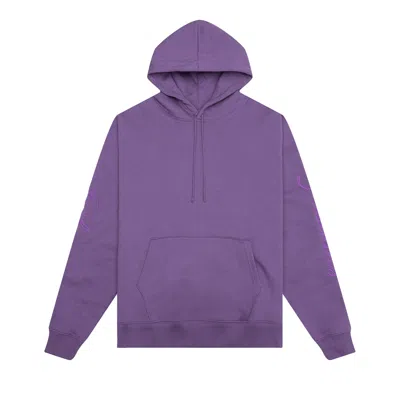 Pre-owned Pleasures Scrawl Hoodie 'eggplant' | Purple | Men's Size Xl