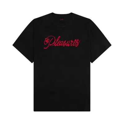 Pre-owned Pleasures Scrawl T-shirt 'black' | Men's Size M