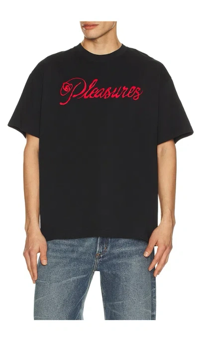 Pleasures Scrawl T-shirt In Black
