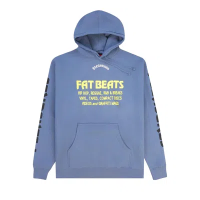 Pre-owned Pleasures Sections Hoodie 'storm Blue' | Men's Size M