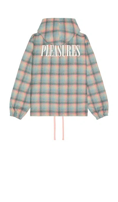 Pleasures Sender Poncho Hoodie In Pink