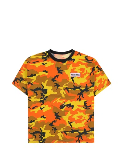 Pleasures Sensation Camouflage-print T-shirt In Multi