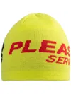 Pleasures Service Skully Beanie In Green