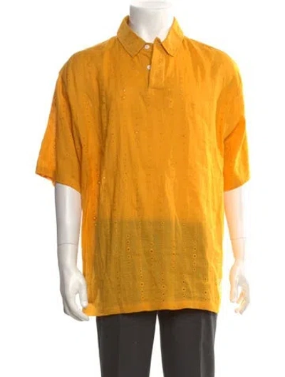 Pre-owned Pleasures Short Sleeve Shirt In Yellow