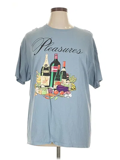 Pre-owned Pleasures Short Sleeve T-shirt In Blue