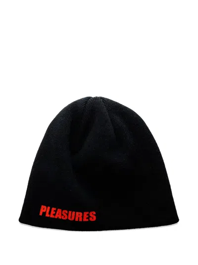 Pleasures Single Skull Beanie In Black