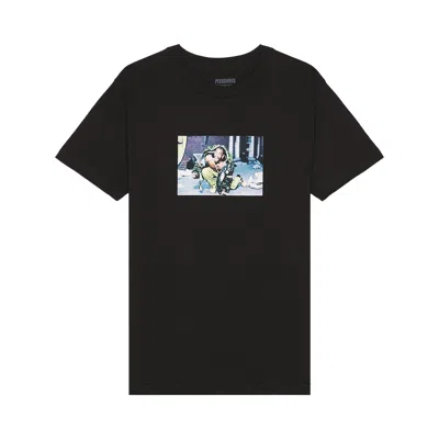 Pre-owned Pleasures Sir Smoke T-shirt 'black' | Men's Size L