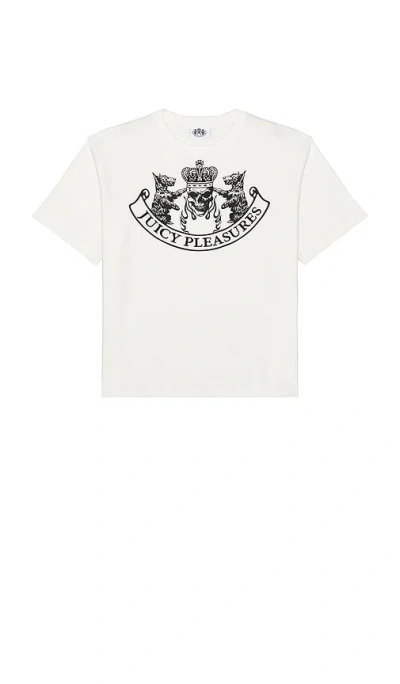 Pleasures Skull Crest Heavyweight Shirt In White