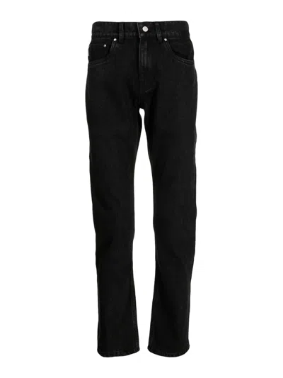 Pleasures Slim Fit Denim Cotton Jeans In Black