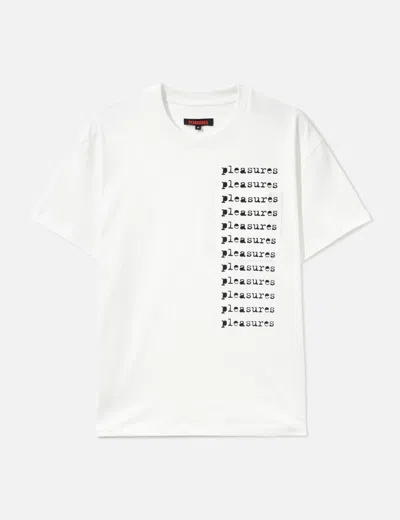 Pleasures Slip Heavyweight Pocket Shirt In White