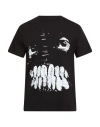 Pleasures Slipknot By  Man T-shirt Black Size M Cotton In Black