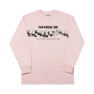 Pre-owned Pleasures Sober Long-sleeve T-shirt 'pink' | Men's Size Xl