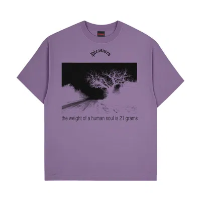 Pre-owned Pleasures Soul T-shirt 'plum' | Purple | Men's Size Xl