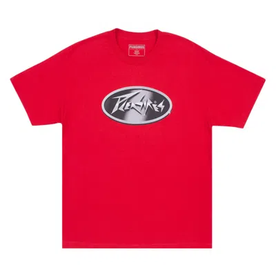 Pre-owned Pleasures Sound T-shirt 'red' | Men's Size M