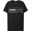 Pleasures Sounds Graphic T-shirt In Black