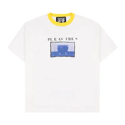 Pre-owned Pleasures Speaking Heavyweight Shirt 'white' | Men's Size M
