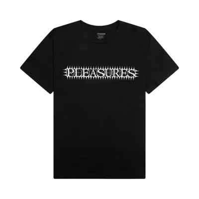 Pre-owned Pleasures Spike T-shirt 'black'