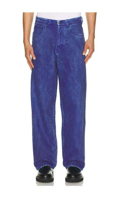 Pleasures Spray Formula Baggy Jeans In Multi