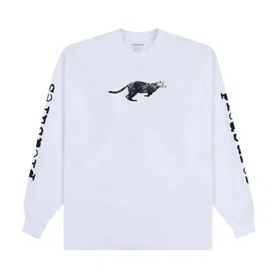 Pre-owned Pleasures Sprint Long-sleeve 'white' | Men's Size Xxl