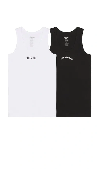 Pleasures Standard Tank Top 2 Pack In Multi