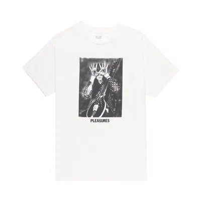 Pre-owned Pleasures Star Power T-shirt 'white'