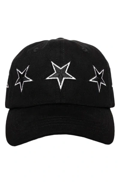 Pleasures Stars Baseball Cap In Black