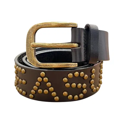 Pre-owned Pleasures Studded Belt 'black' | Men's Size L/xl