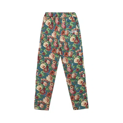 Pre-owned Pleasures Studio Floral Beach Pant 'blue' | Men's Size L
