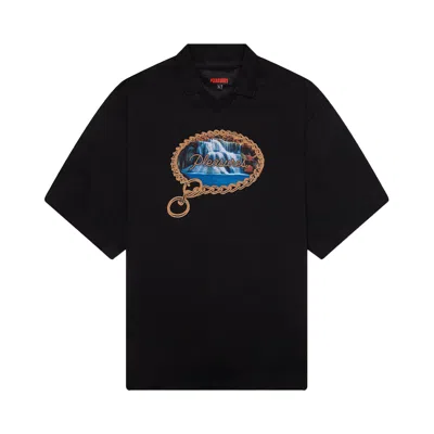 Pre-owned Pleasures Submission Boxy Polo 'black' | Men's Size Xl