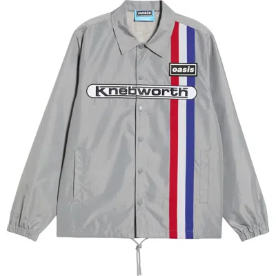 Pleasures Supersonic Shirt Jacket In Gray