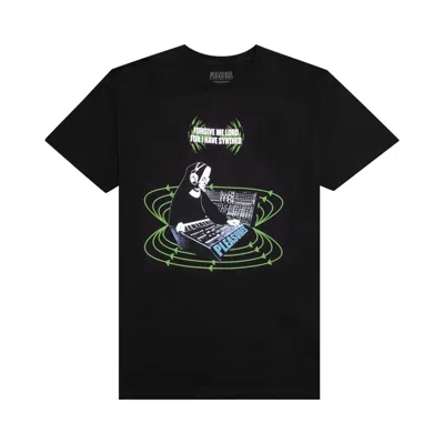 Pre-owned Pleasures Synth T-shirt 'black' | Men's Size Xl