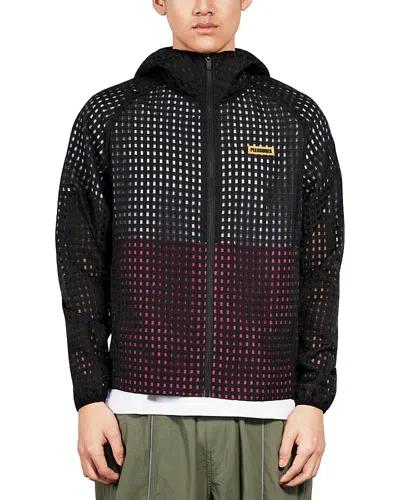 Pleasures System Hooded Basketweave Jacket In Black
