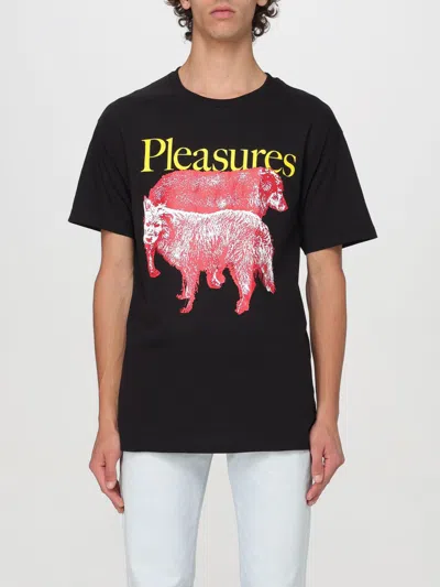 Pleasures T-shirt  Men Color Black