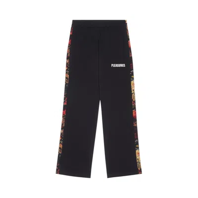 Pre-owned Pleasures Tape Track Pants 'black'
