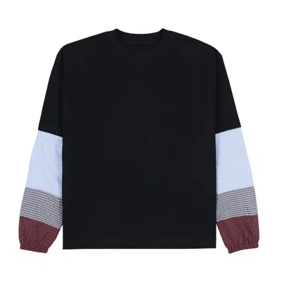 Pre-owned Pleasures Tartan Heavyweight Long-sleeve 'black' | Men's Size Xl