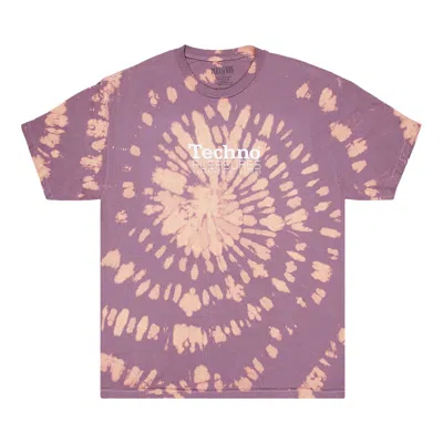 Pre-owned Pleasures Techno T-shirt 'orange Dye' | Men's Size M